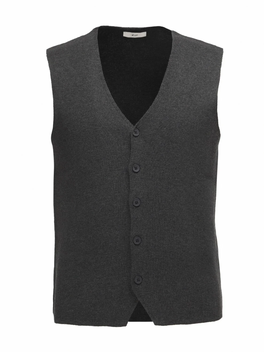 Hard Coal Knit Vest - 5