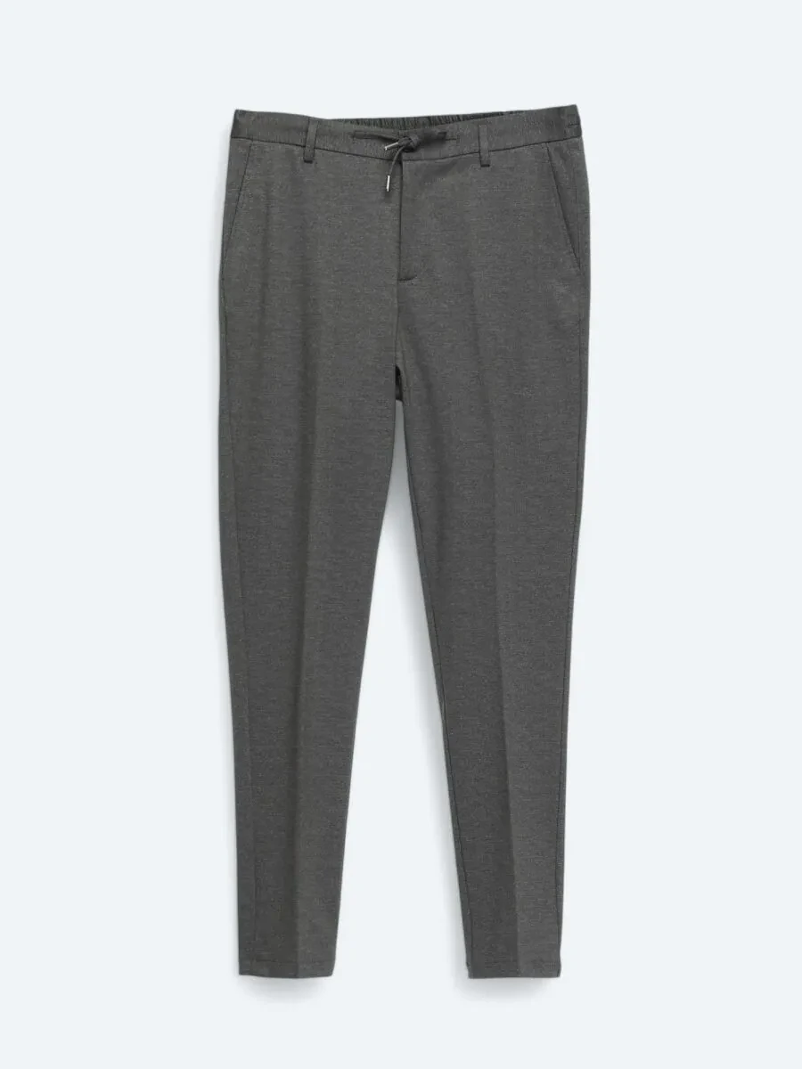 Hard Coal Knitting Jogging Fit Casual Trousers - 1