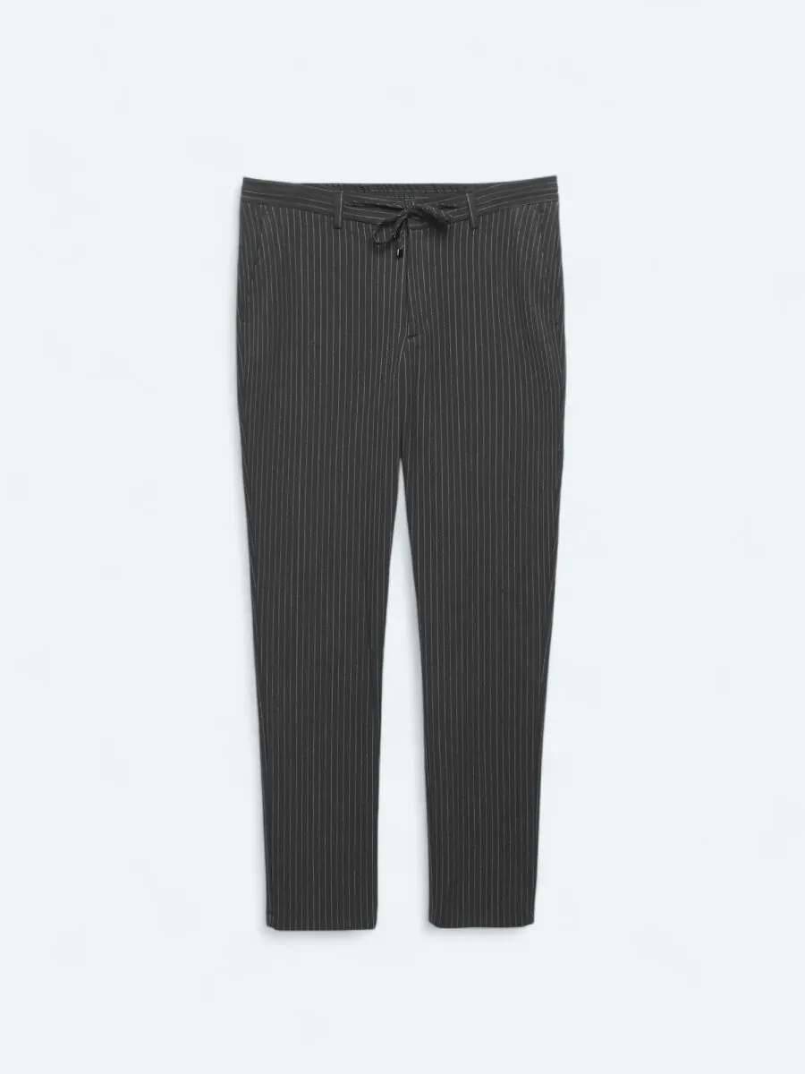 Hard Coal Knitting Jogging Fit Casual Trousers - 5