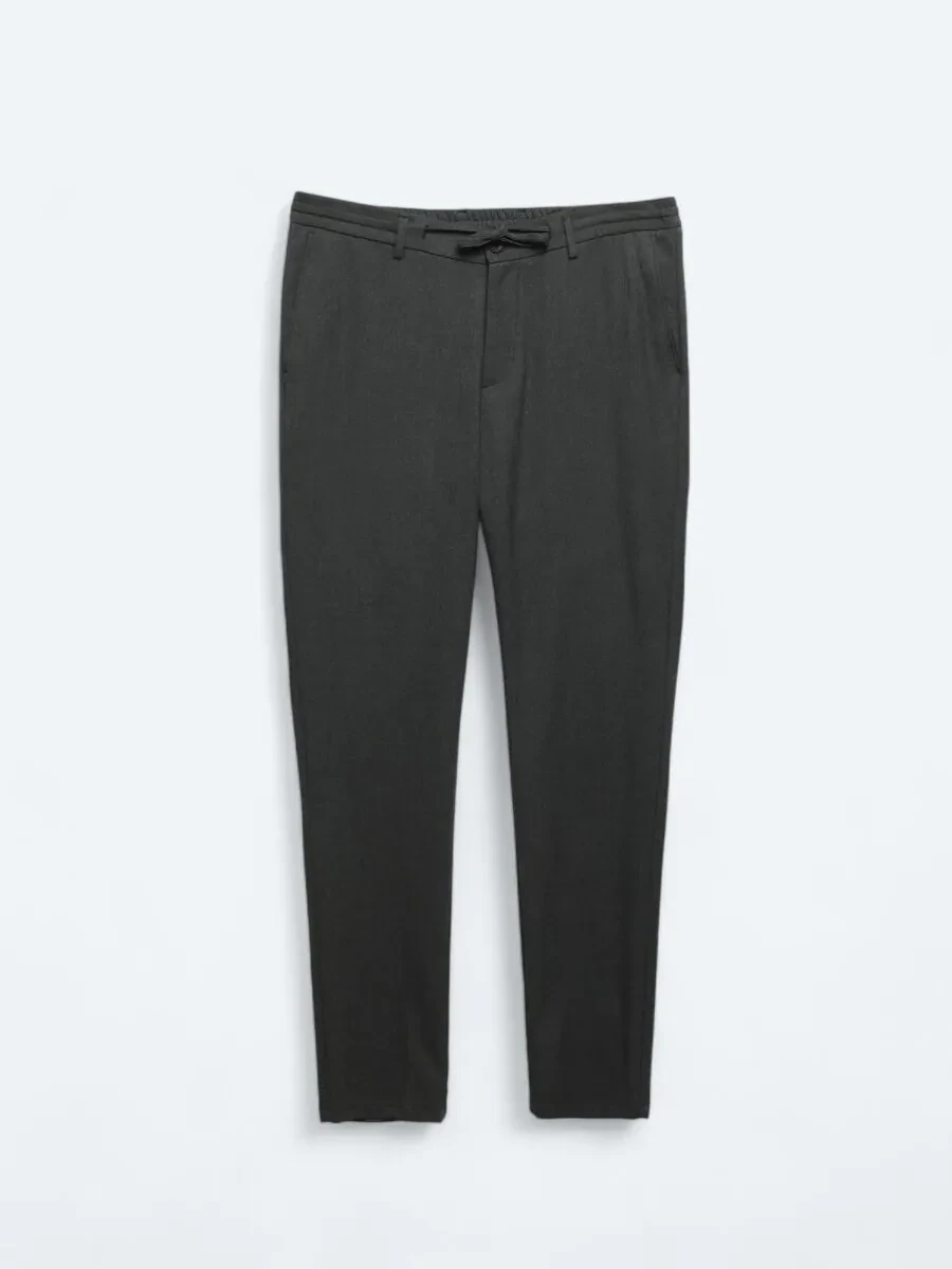 Hard Coal Knitting Jogging Fit Casual Trousers - 5