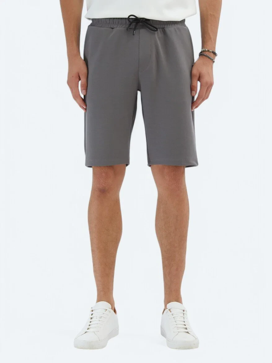 Hard Coal Knitting Jogging Fit Sport Bermuda - 2