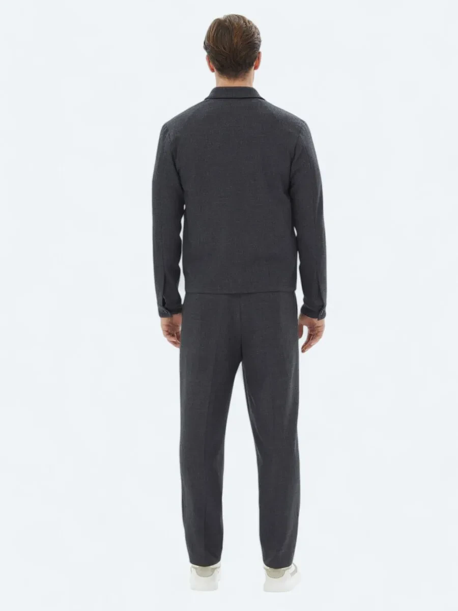 Hard Coal Micro Modern Fit Suit - 7