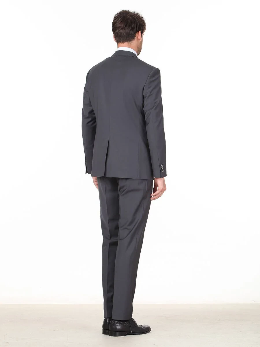 Hard Coal Modern Fit Wool Blended Suit - 4