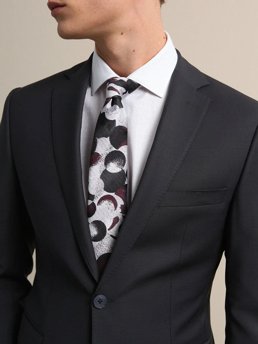 Hard Coal Modern Fit Wool Blended Suit - 2