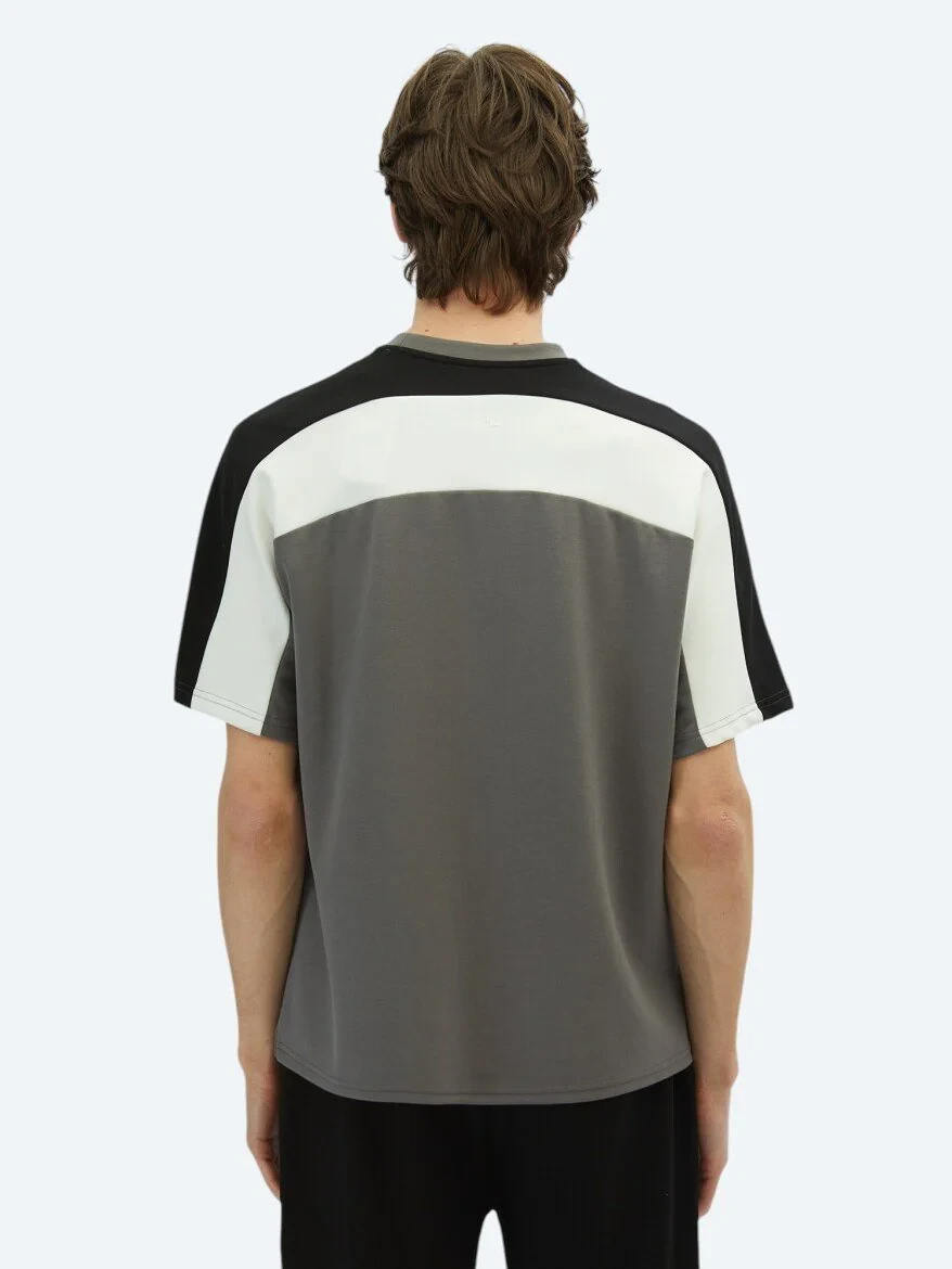 Hard Coal Plain Crew Neck T-Shirt - 6