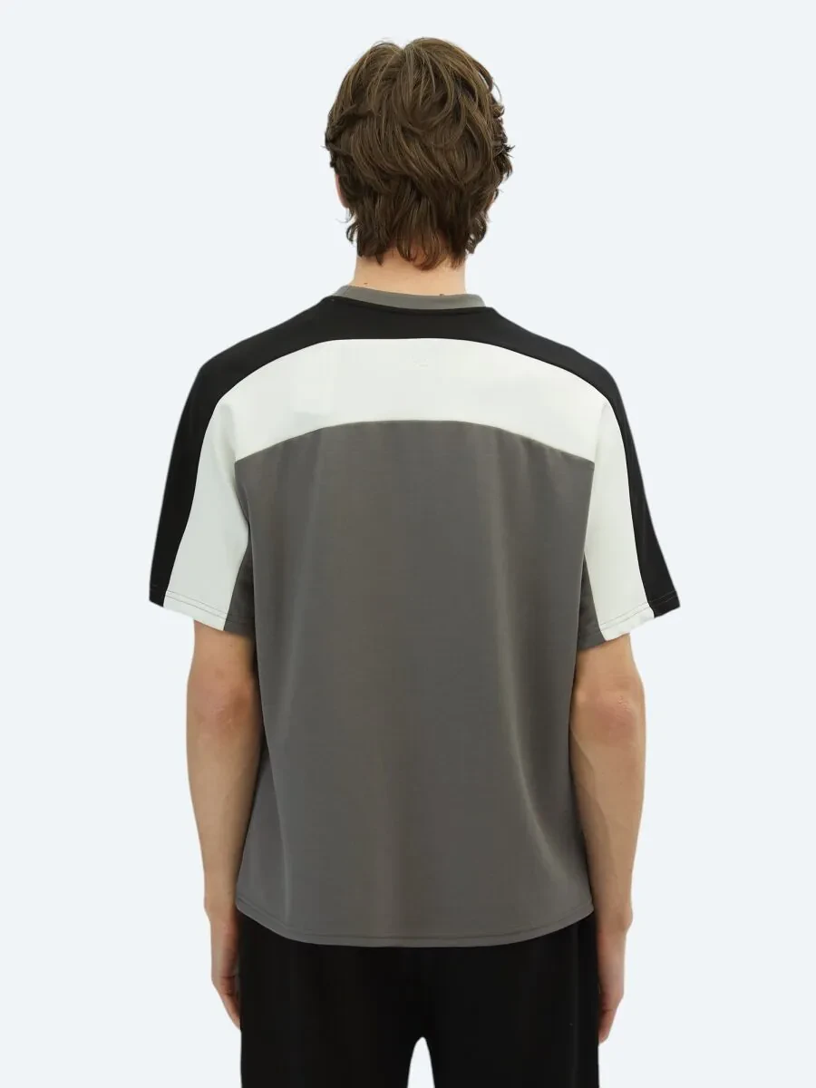 Hard Coal Plain Crew Neck T-Shirt - 6