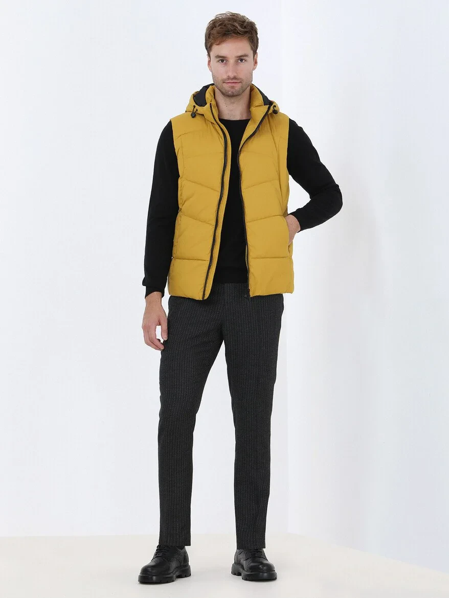 Hard Coal Striped Modern Fit Suit - 2