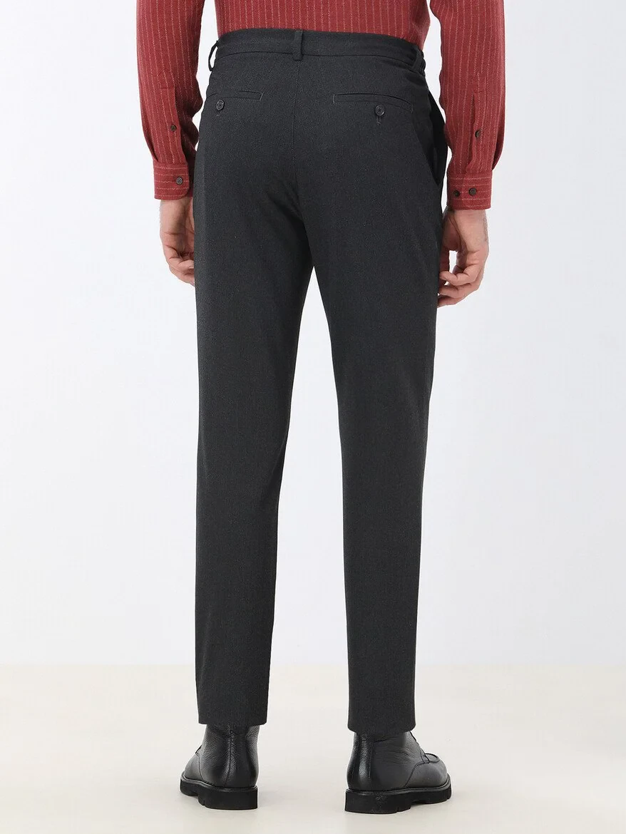 Hard Coal Weaving Jogging Fit Casual Trousers - 5