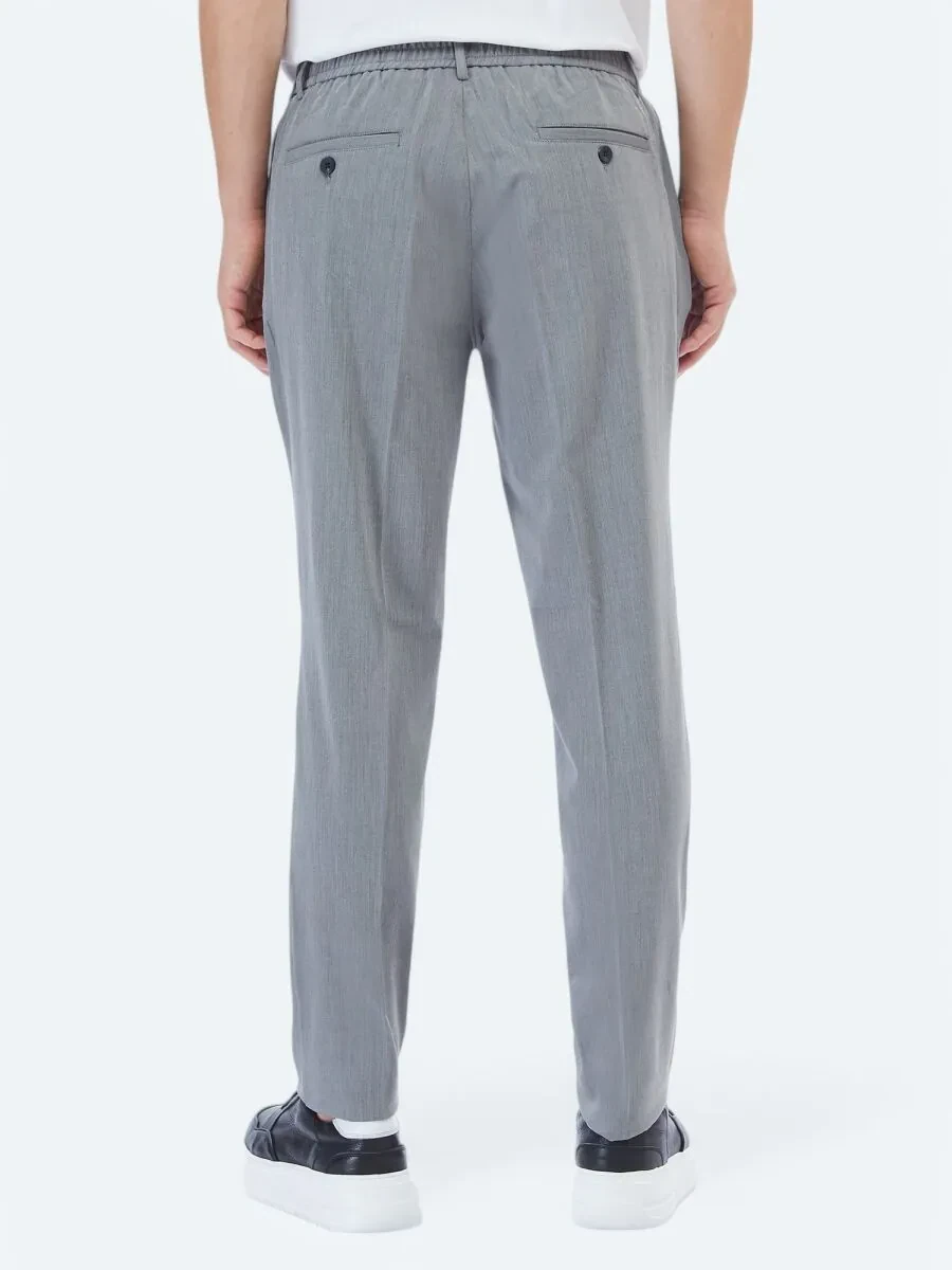 Hard Coal Weaving Jogging Fit Casual Trousers - 5