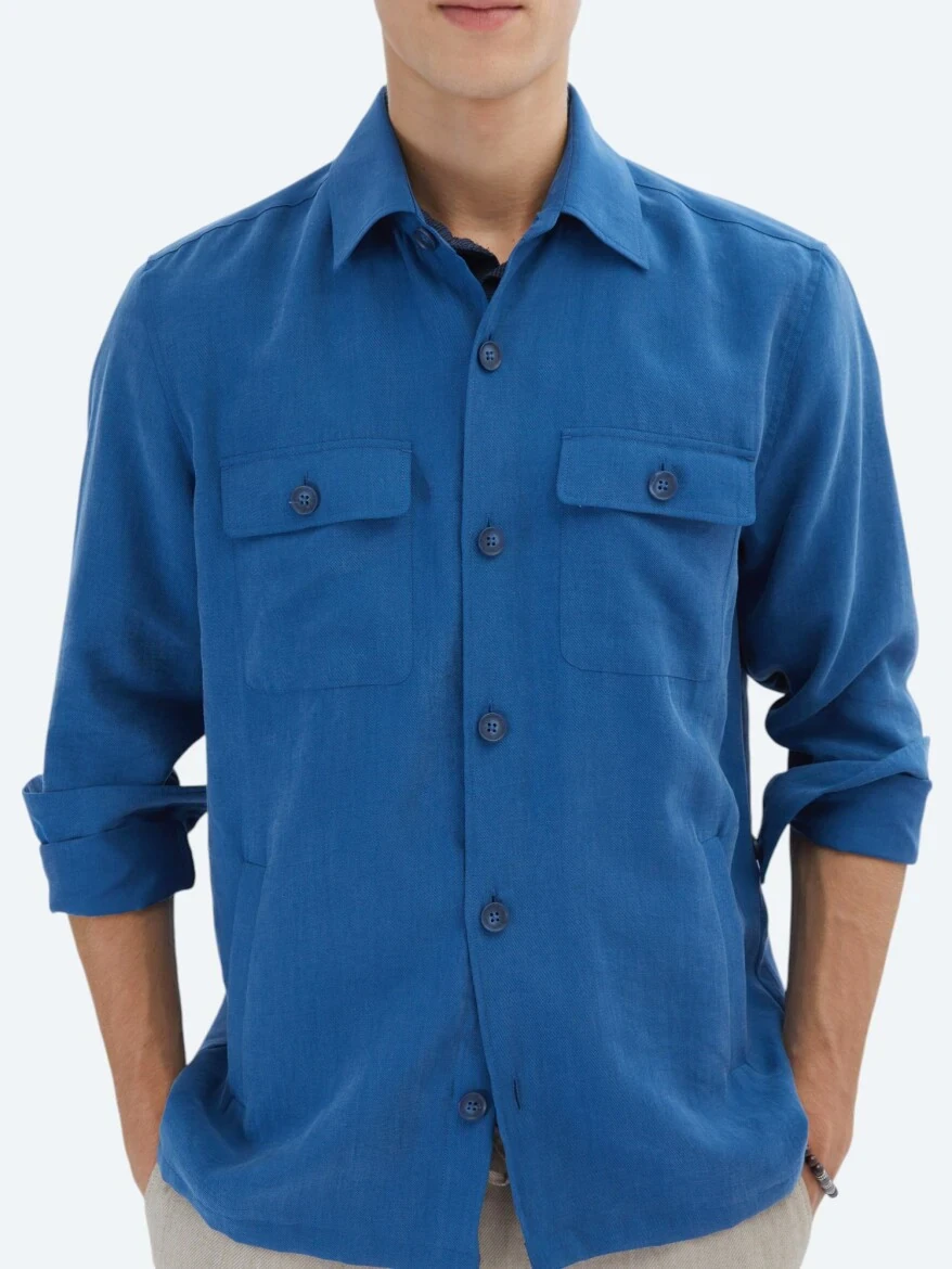 Indigo Overshirt - 5