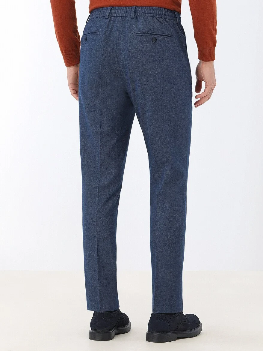 Indigo Plain Modern Fit Suit - 7