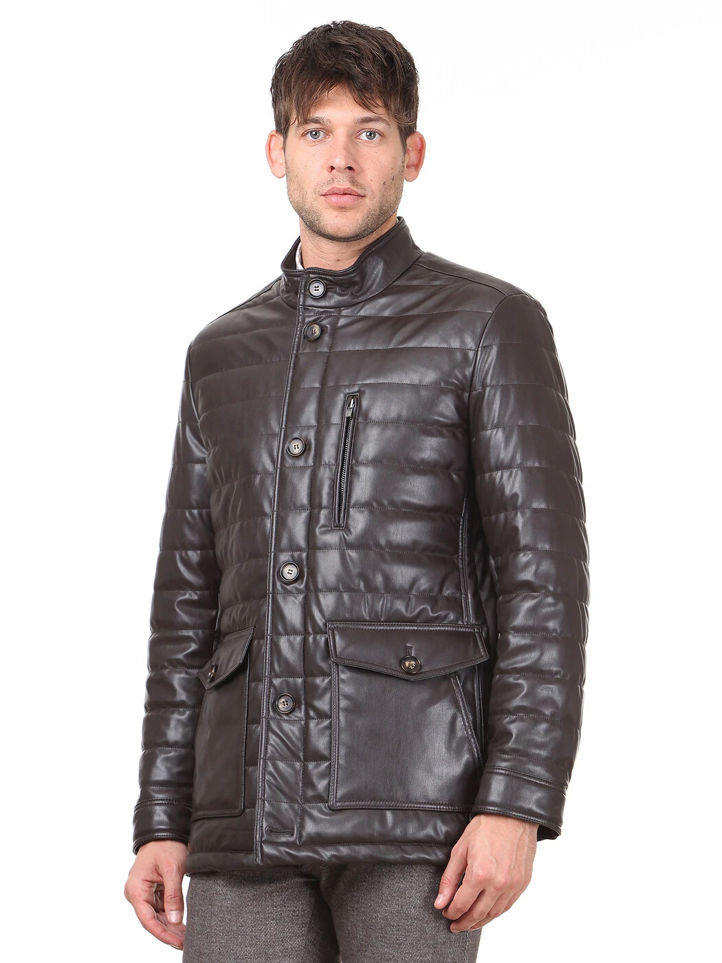 Kahverengi Regular Fit Spor Ceket - 2