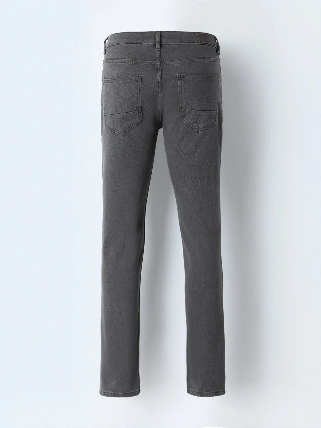 Kahverengi Slim Fit Denim Pamuk Karışımlı Pantolon - 3