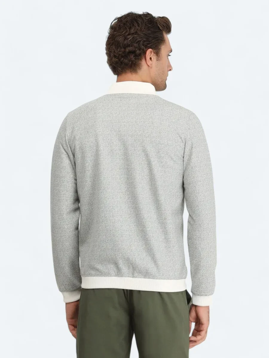 Khaki Knitting Coat - 5