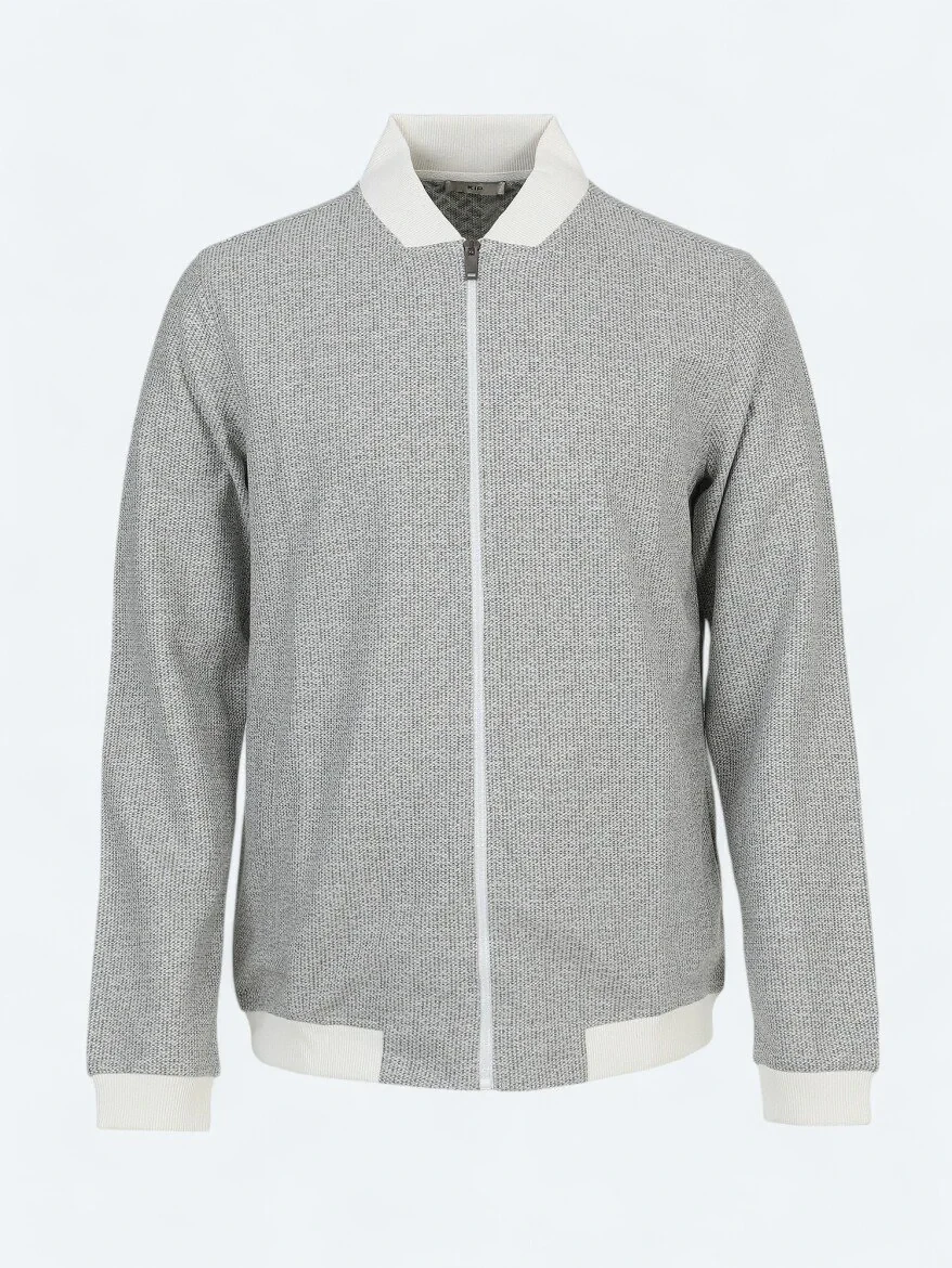 Khaki Knitting Coat - 6