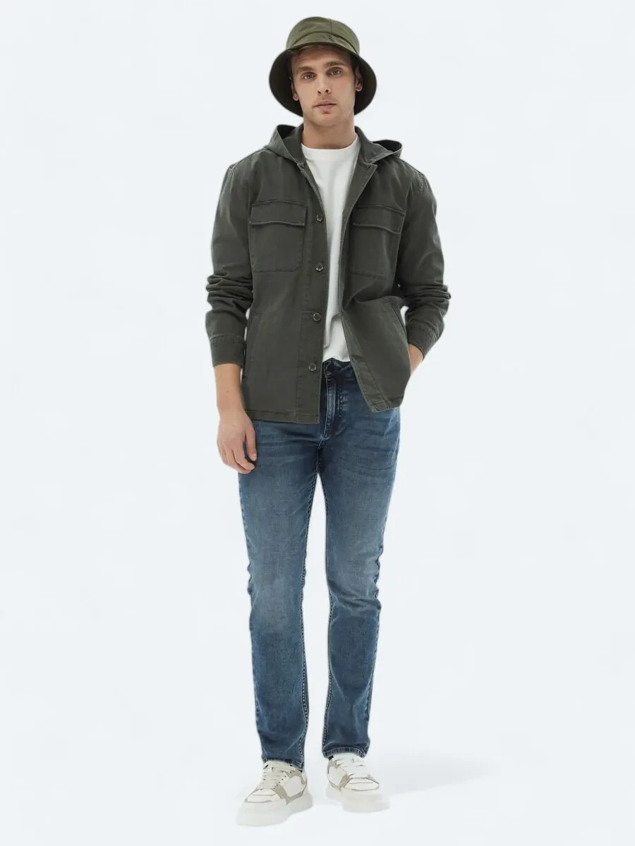 Khaki Overshirt - 1