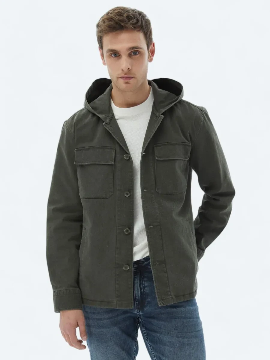 Khaki Overshirt - 2