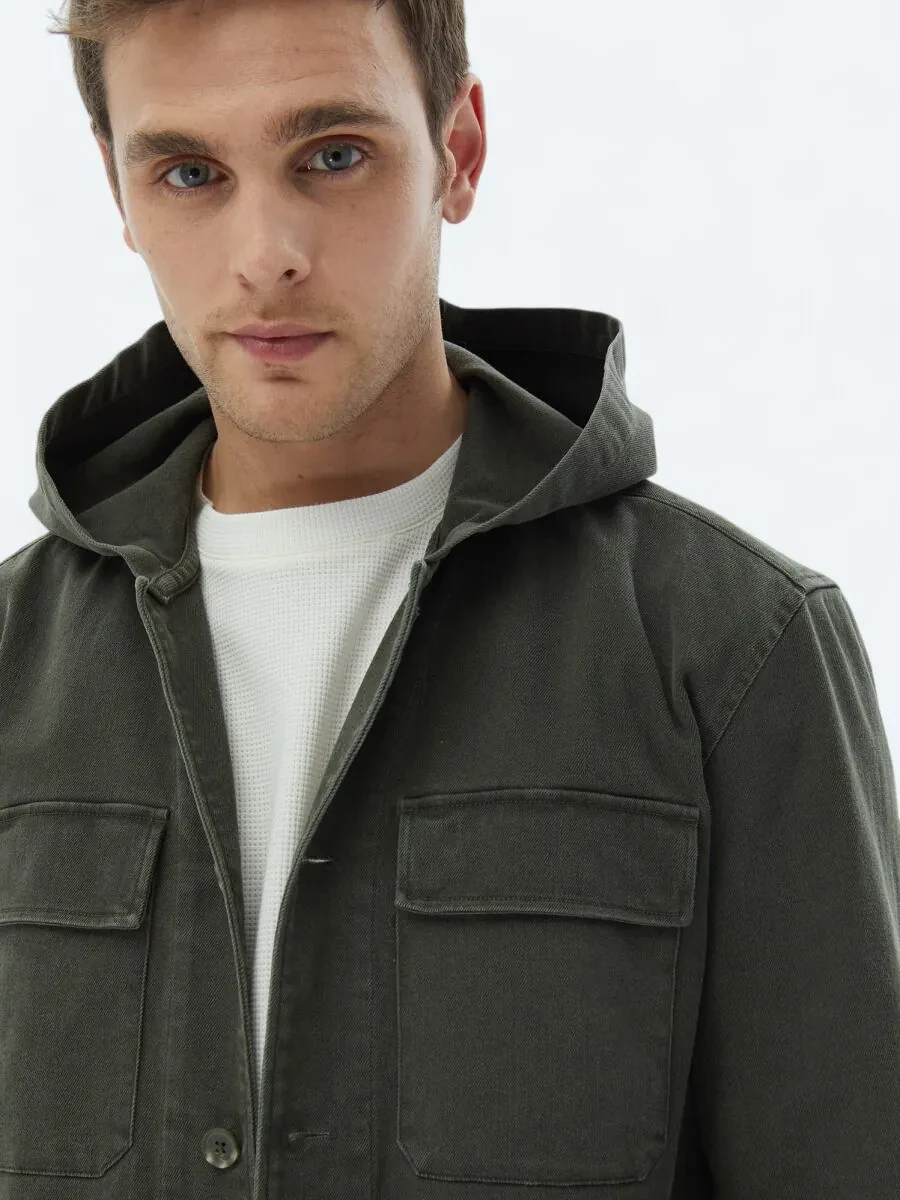Khaki Overshirt - 5