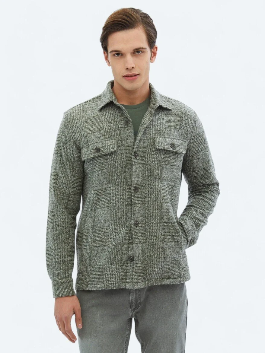 Khaki Overshirt - 4