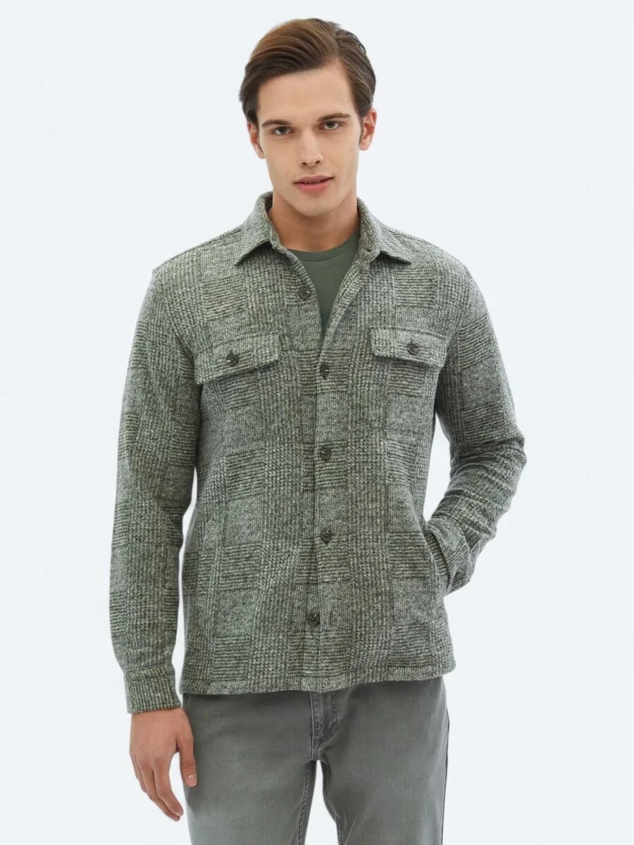 Khaki Overshirt - 4