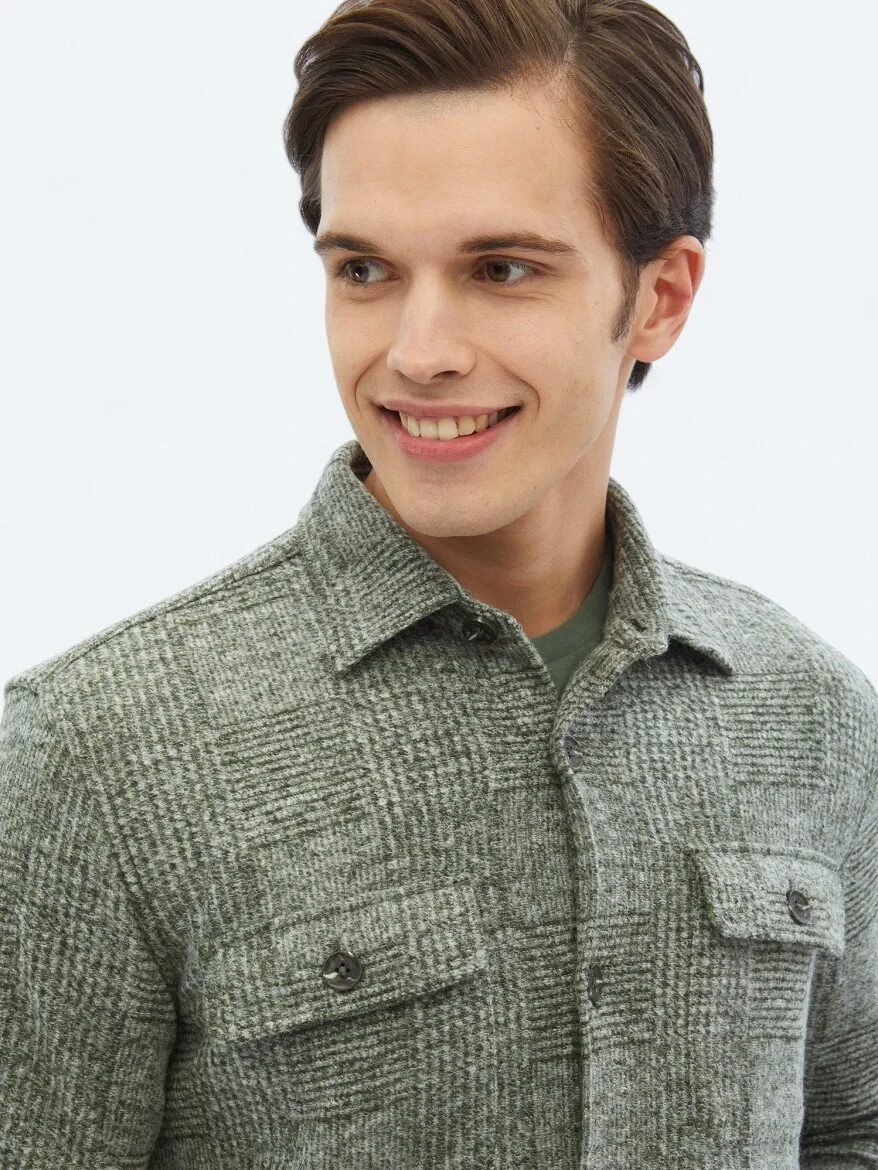 Khaki Overshirt - 5