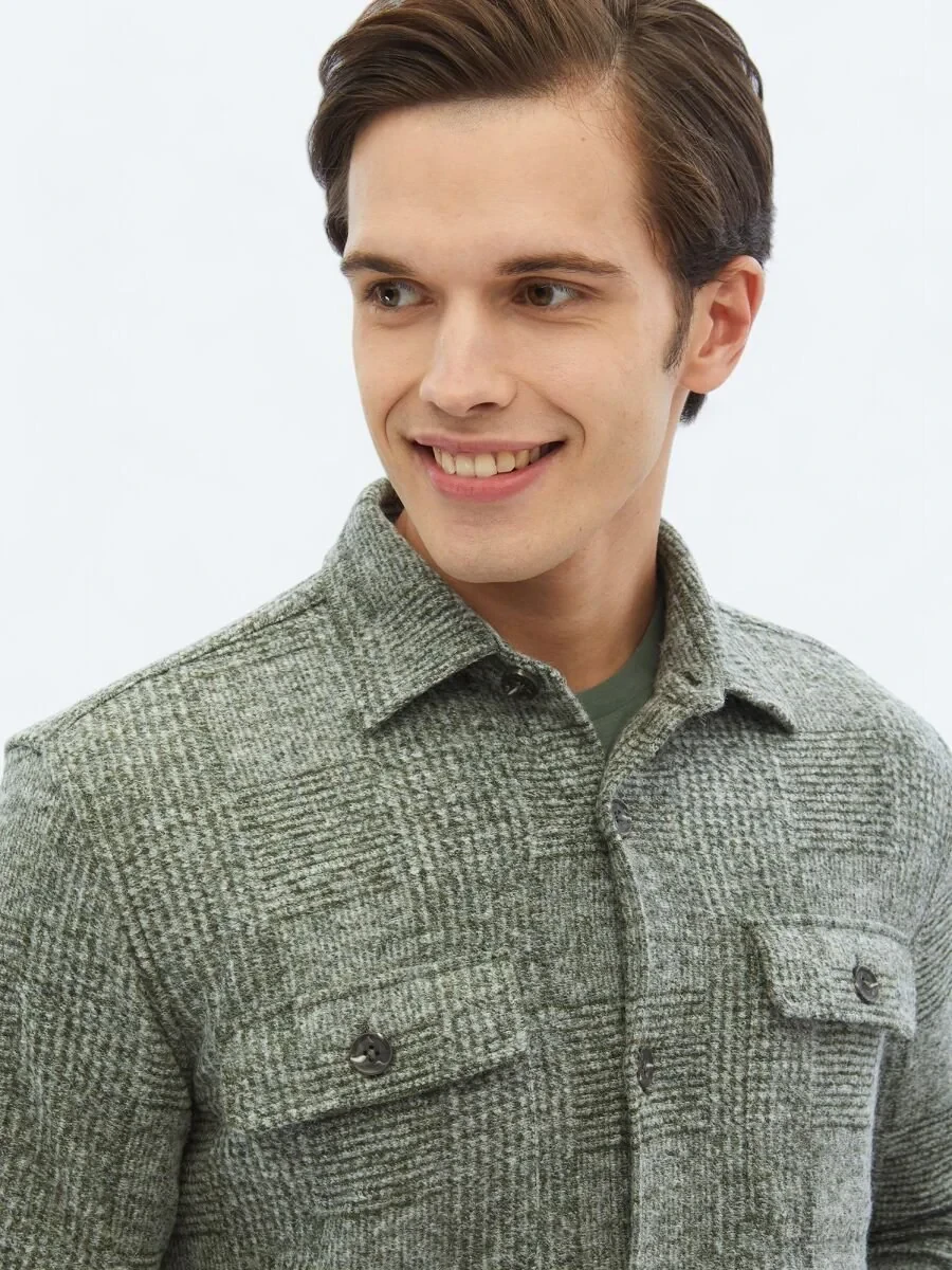 Khaki Overshirt - 5