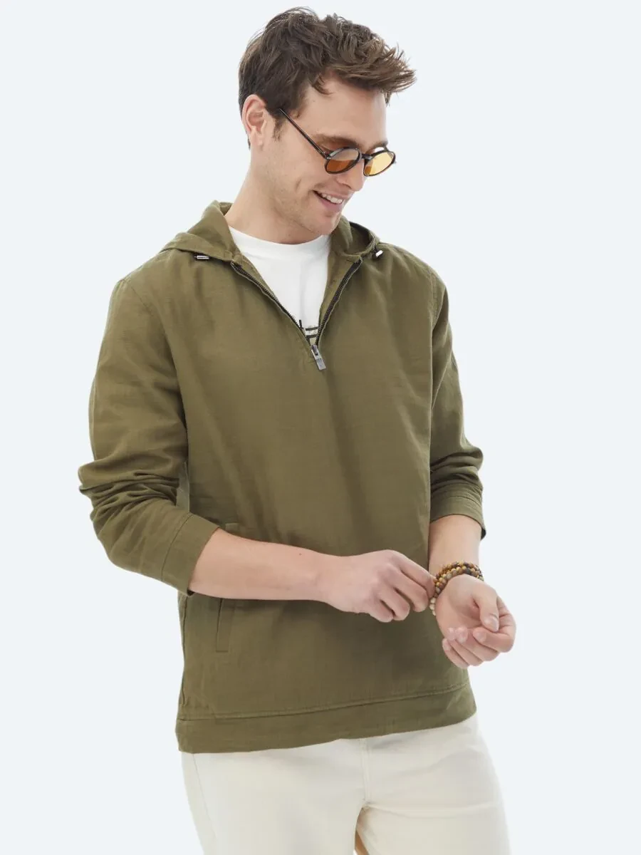 Khaki Overshirt - 1