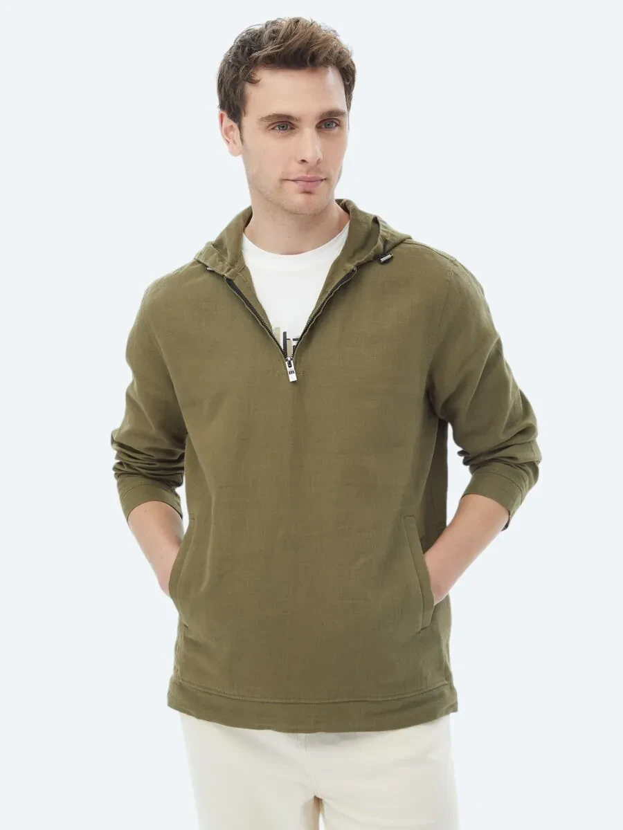 Khaki Overshirt - 4