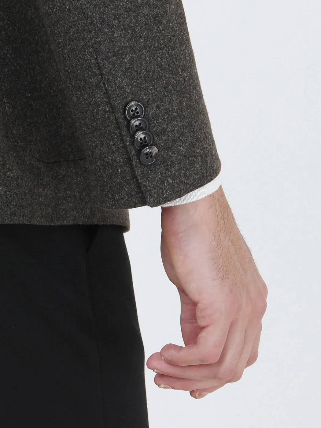 Khaki Printed Modern Fit Jacket - 5