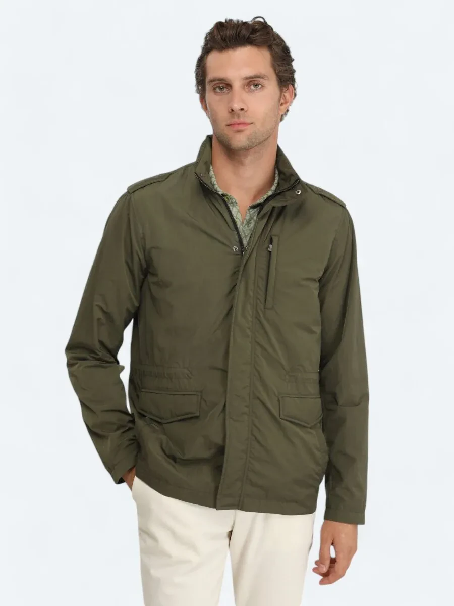 Khaki Regular Fit Blazer - 3