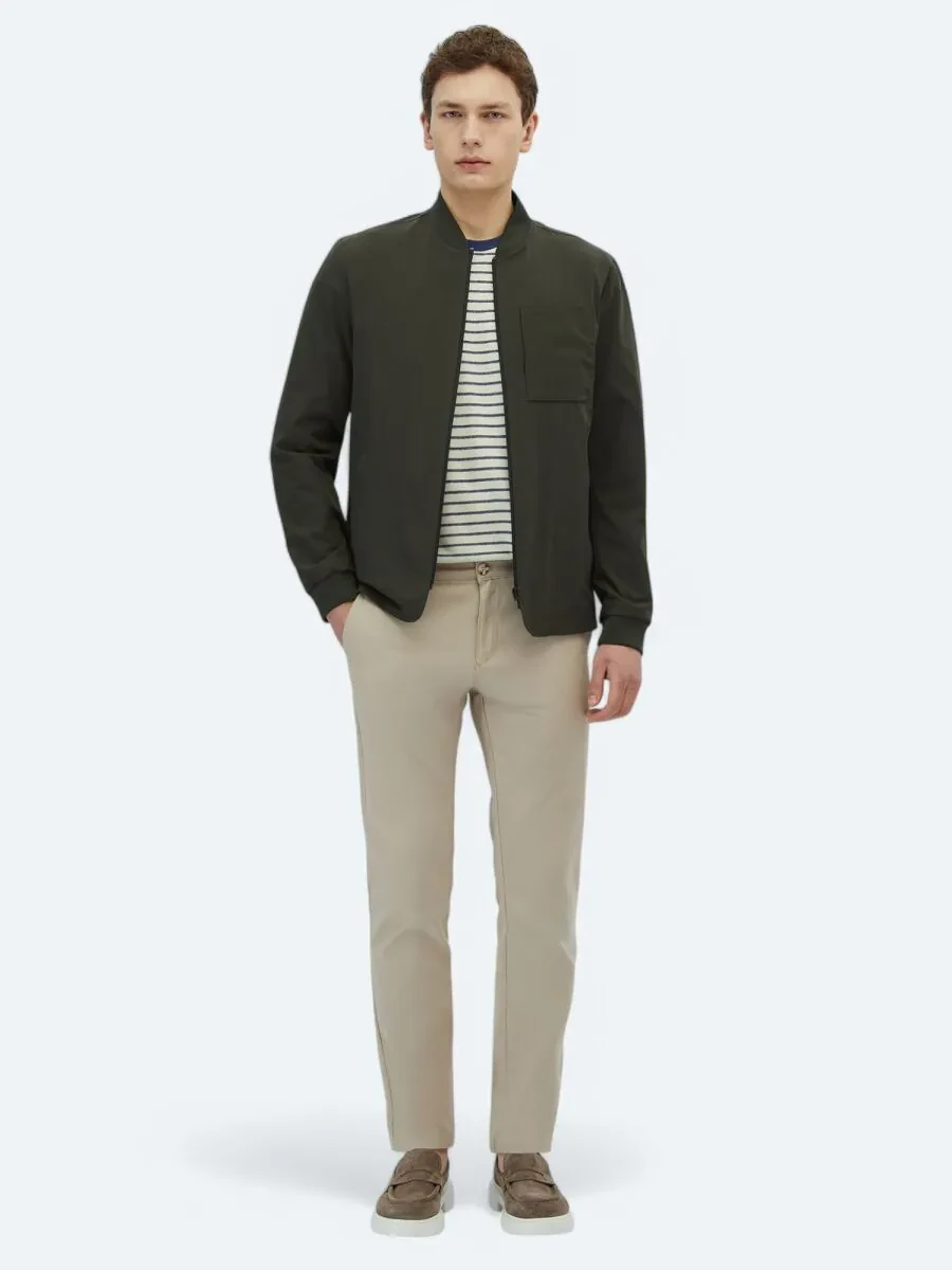 Khaki Regular Fit Blazer - 2