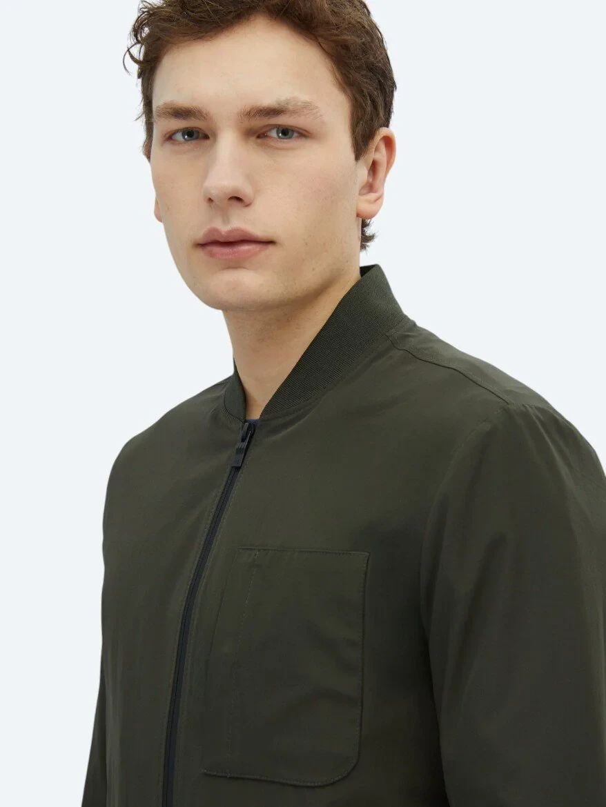 Khaki Regular Fit Blazer 