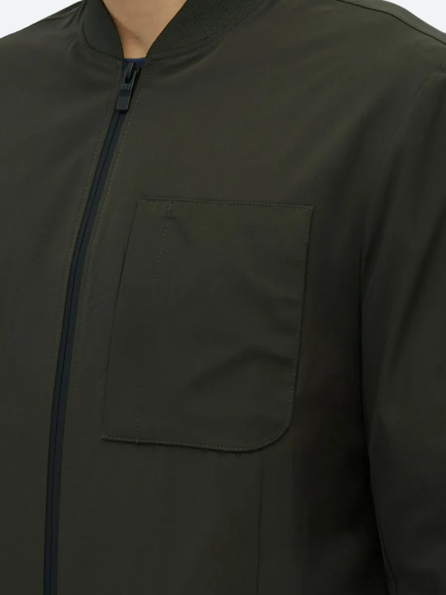 Khaki Regular Fit Blazer - 5