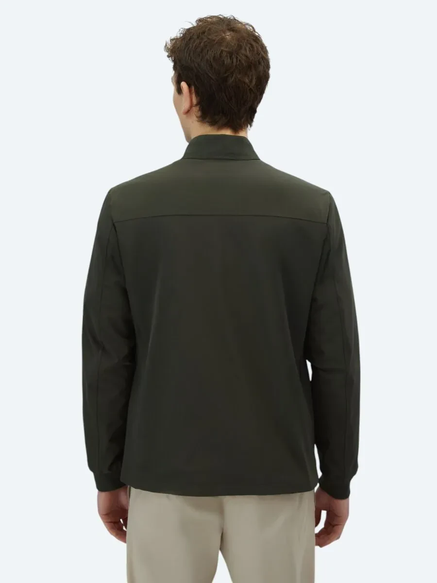 Khaki Regular Fit Blazer - 8