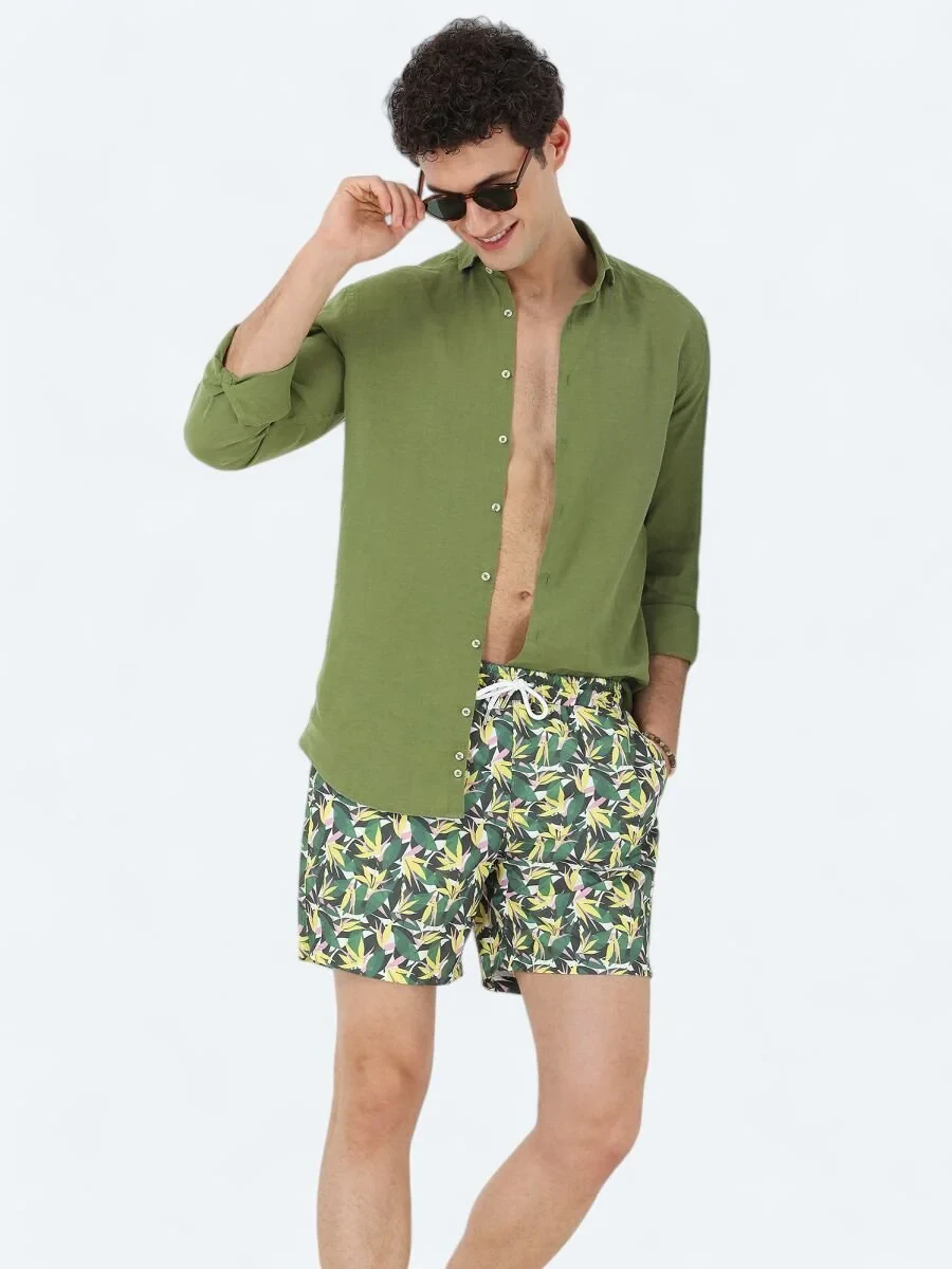 Khaki Swimsuit - 1