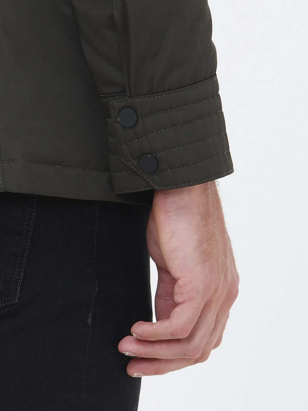 Khaki Weaving Coat - 7