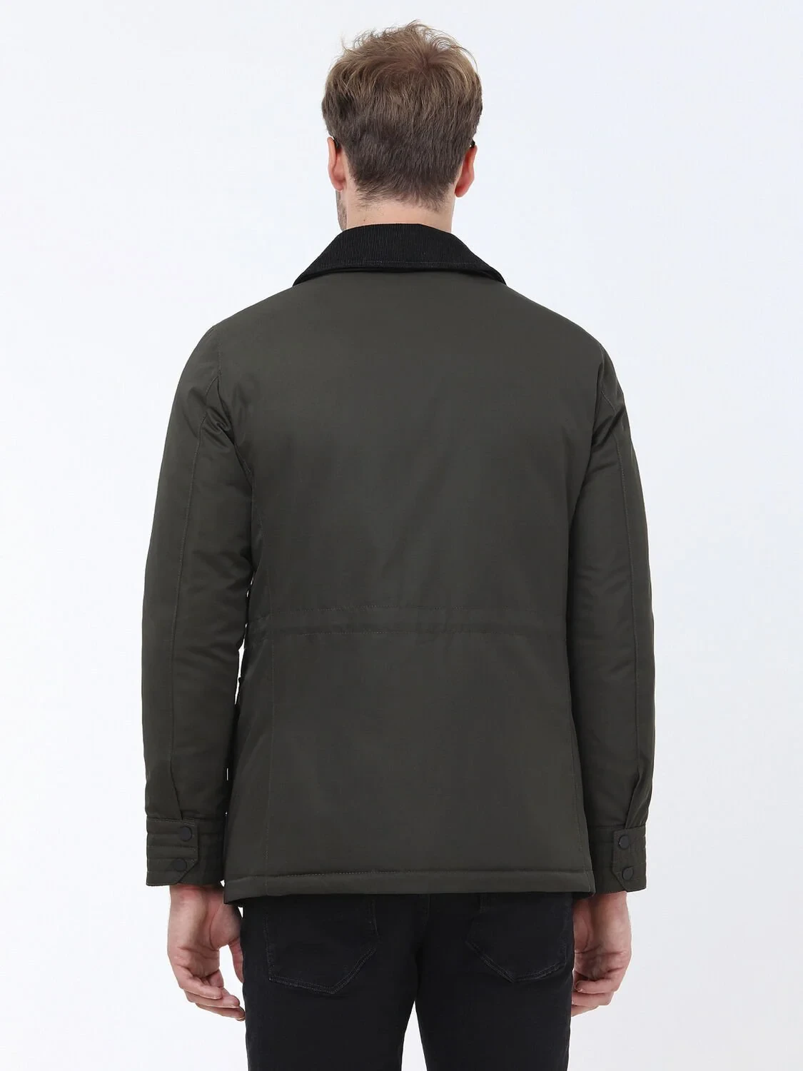 Khaki Weaving Coat - 8