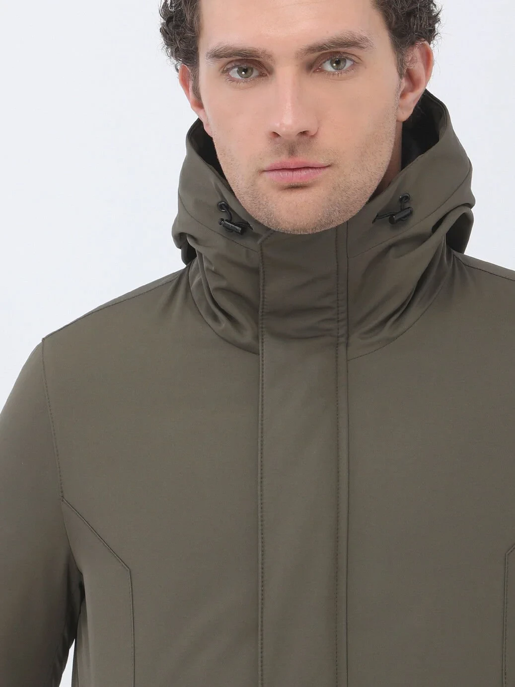 Khaki Weaving Coat - 4