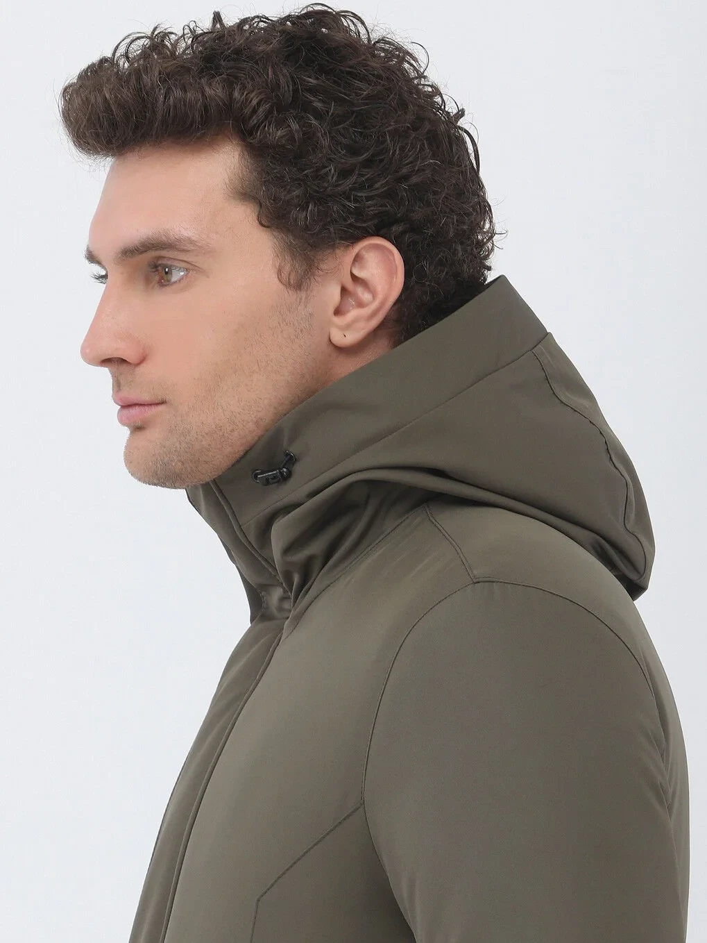 Khaki Weaving Coat - 5