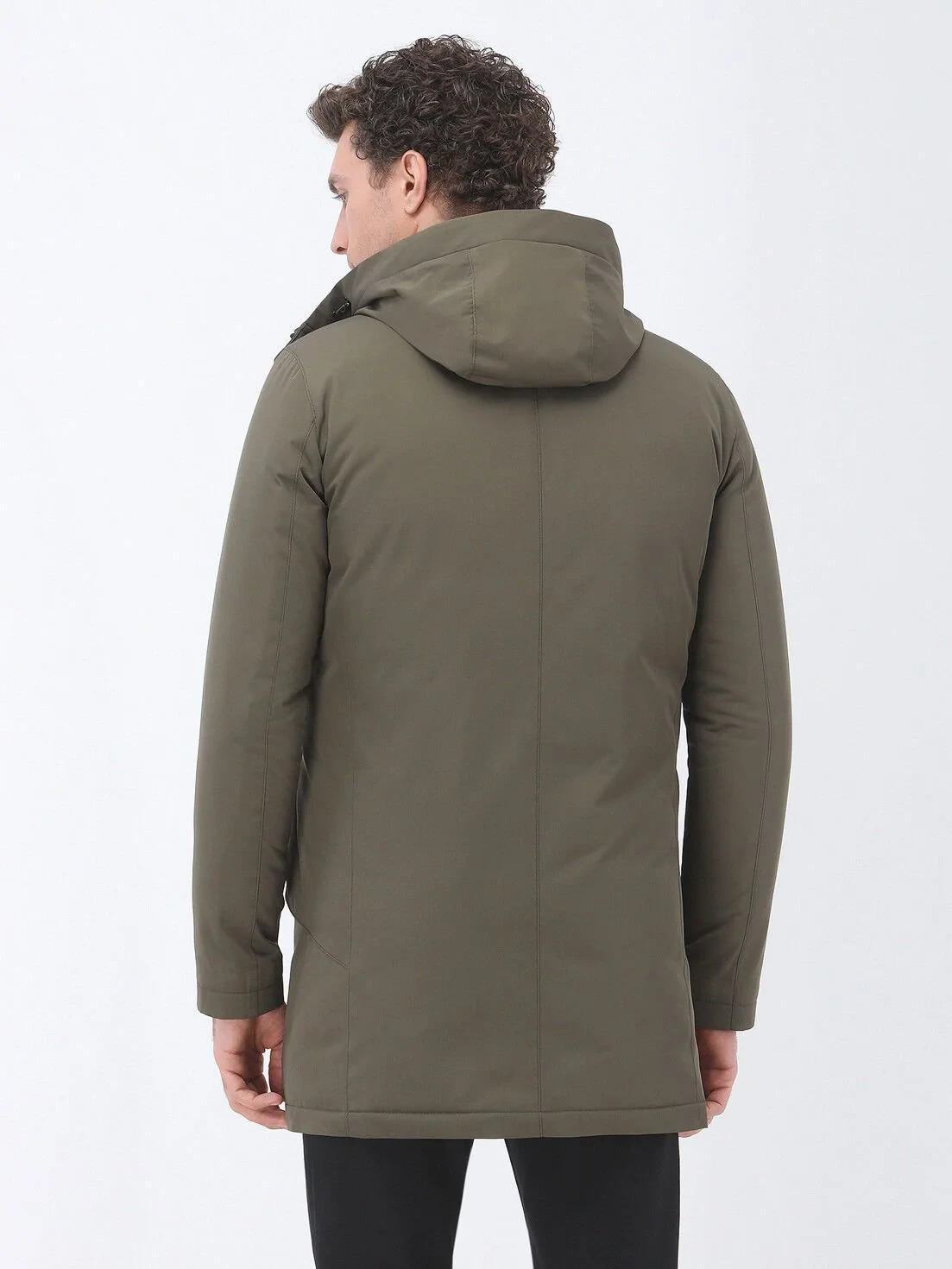 Khaki Weaving Coat - 6