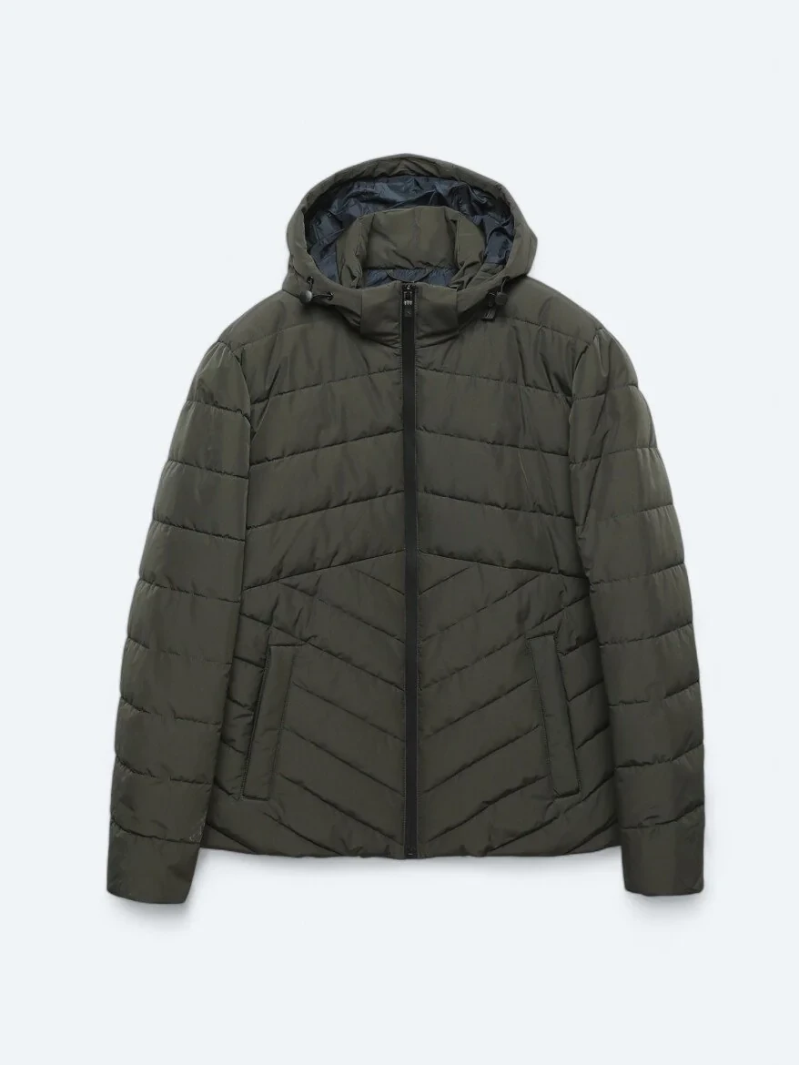 Khaki Weaving Coat - 8