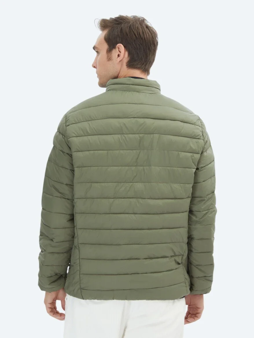 Khaki Weaving Coat - 5