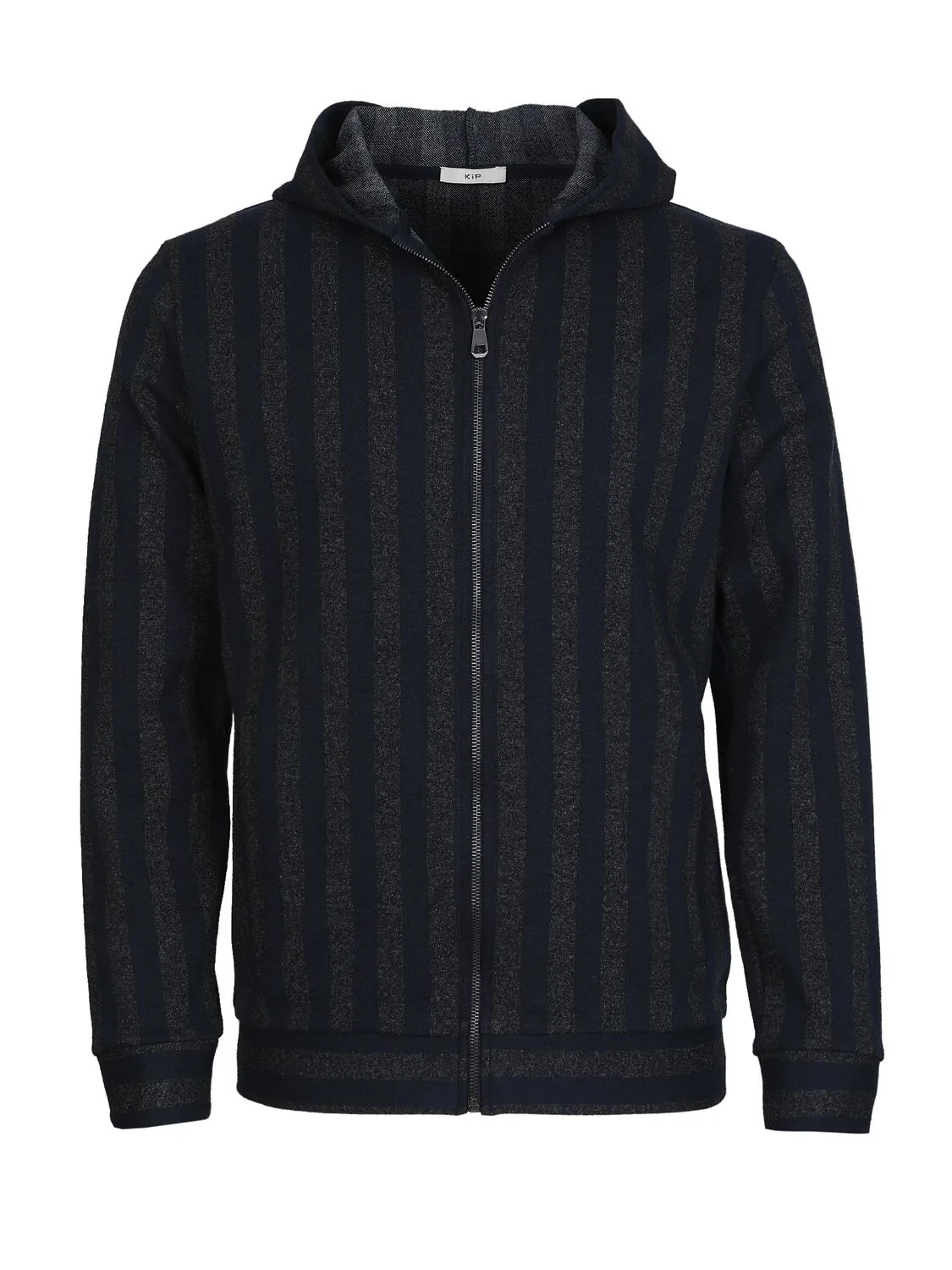 Lacivert Kapüşonlu Desenli Sweatshırt - 6