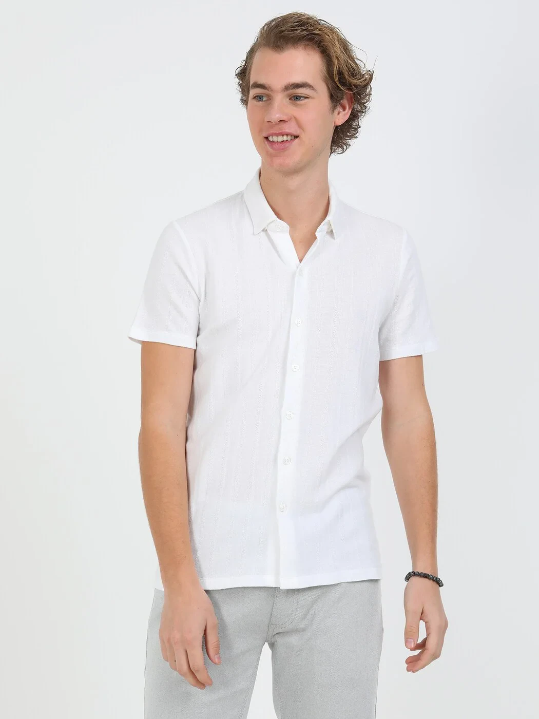 Lacivert Regular Fit Casual %100 Pamuk Gömlek - 2