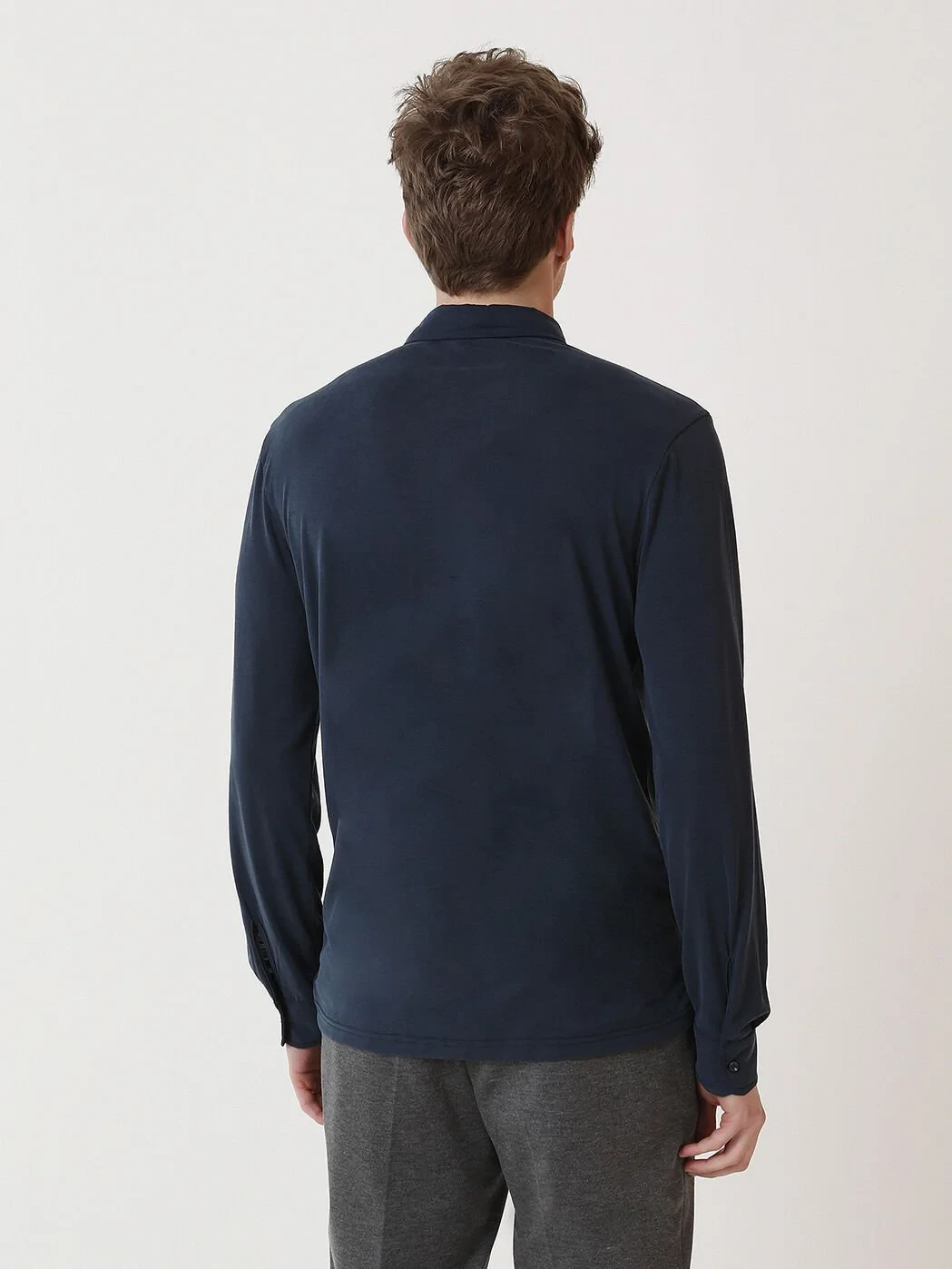 Lacivert Regular Fit Casual Gömlek - 4