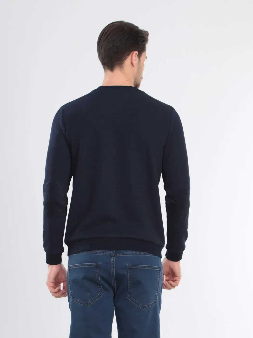 Lacivert Sweatshırt - 5