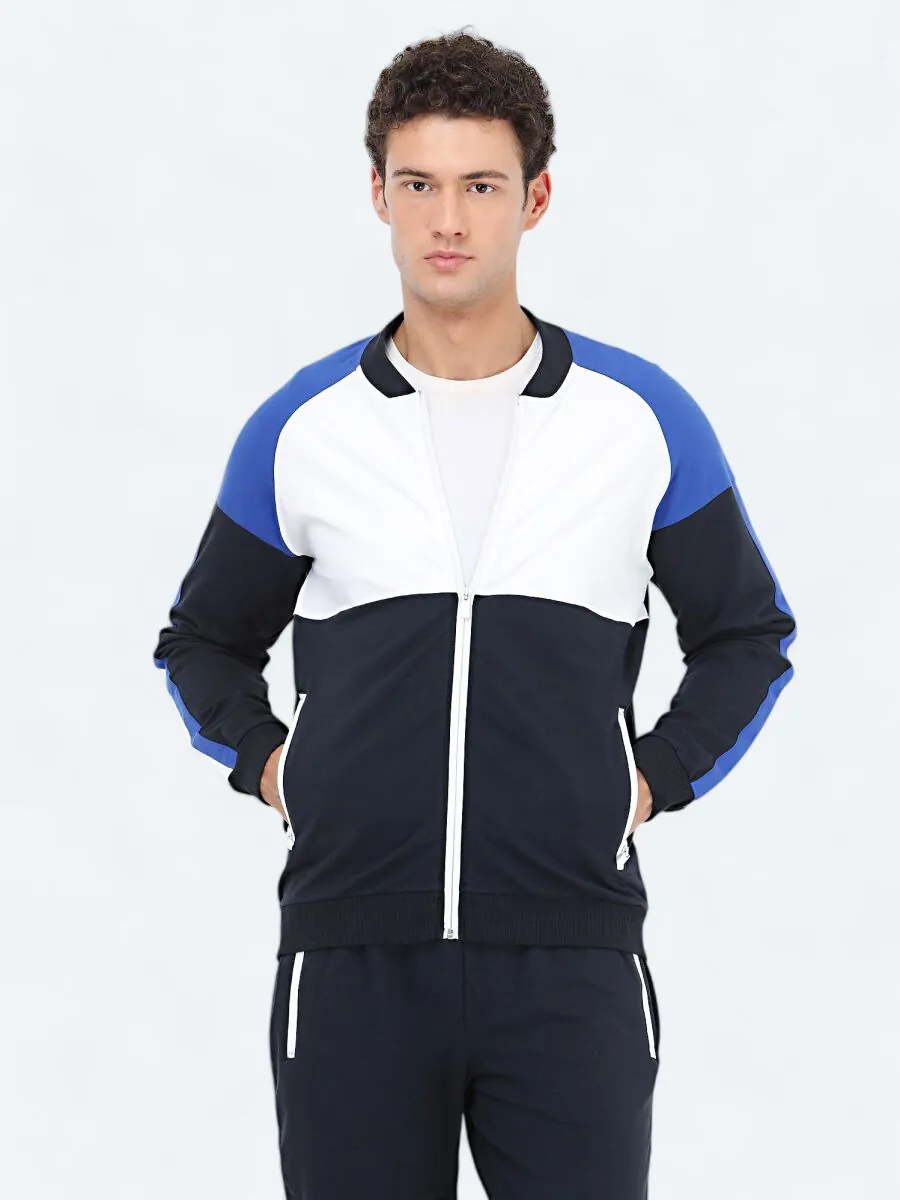 Lacivert Sweatshırt - 1