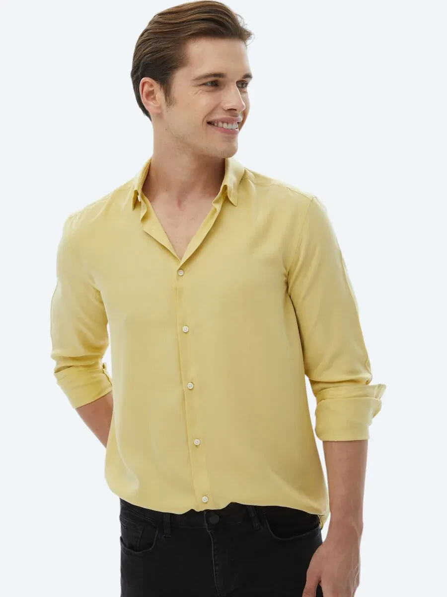 Lemon Mold Regular Fit Weaving Casual Shirt - 3