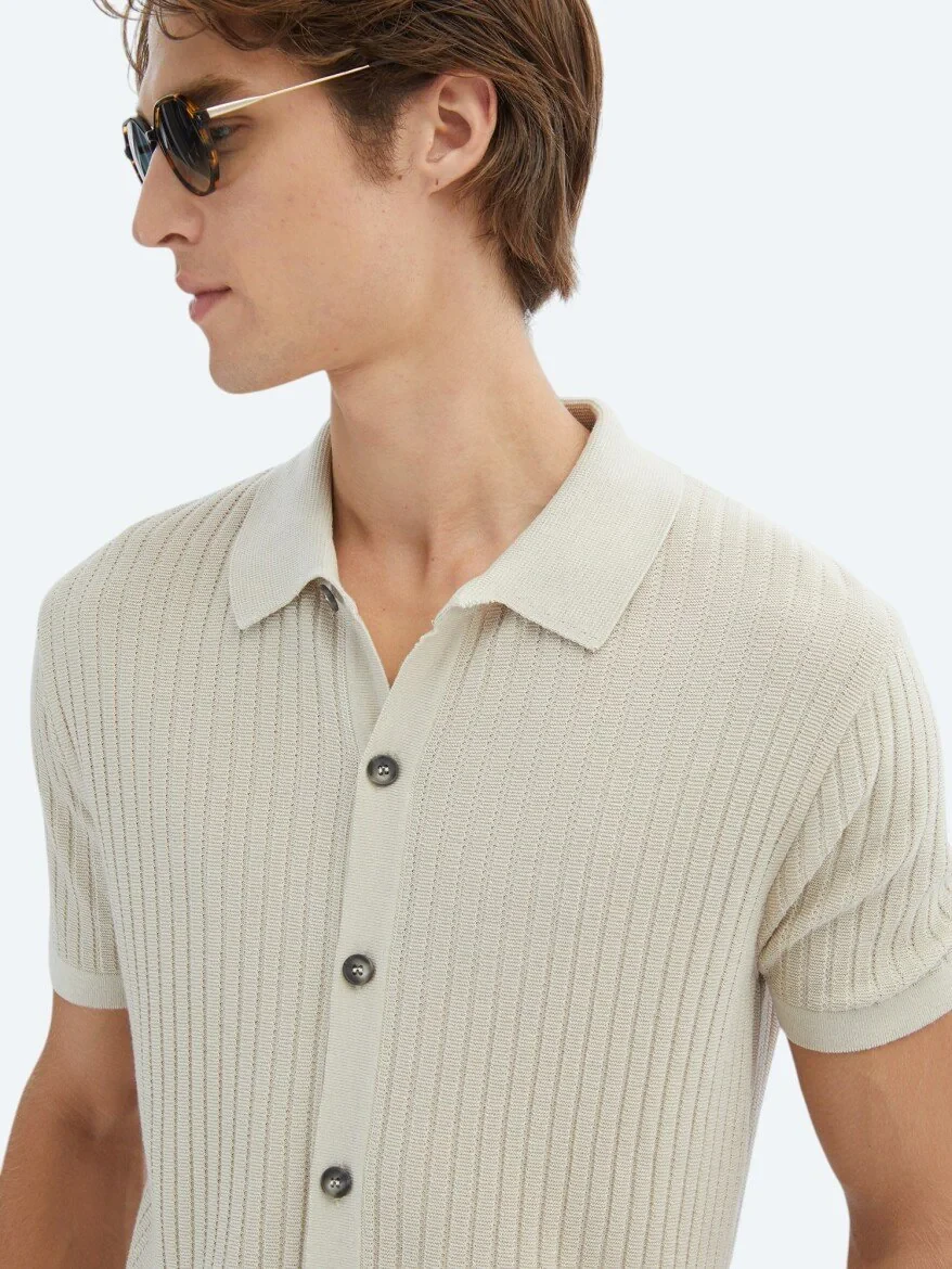 Light Beige Knitwear - 3