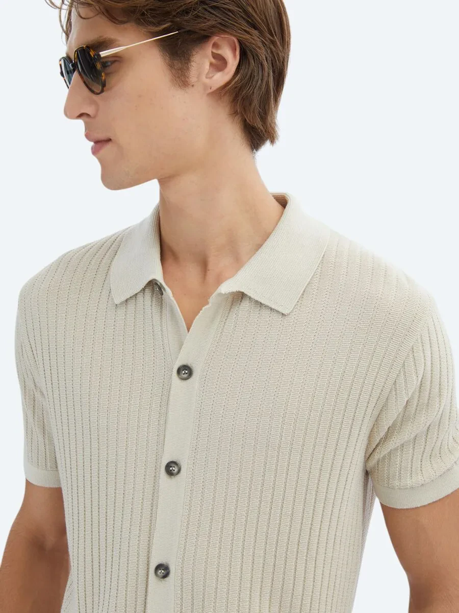 Light Beige Knitwear - 3